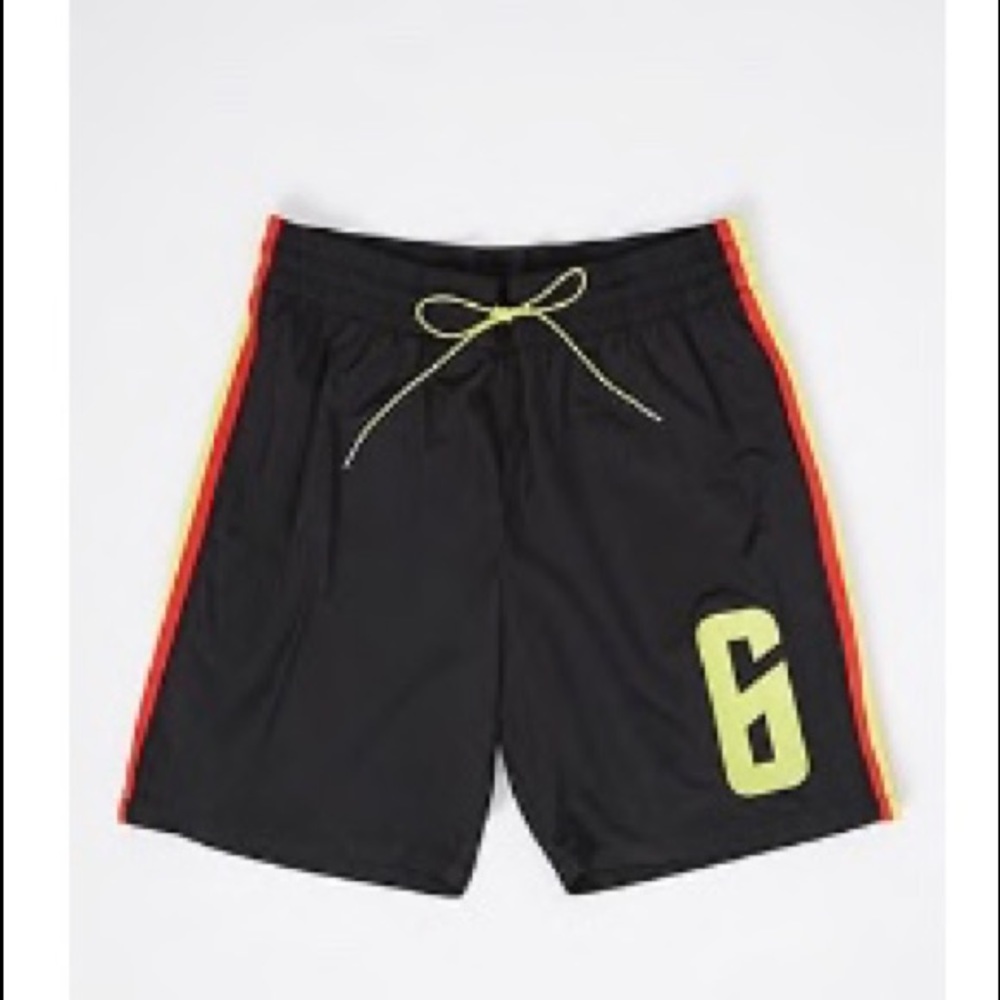 “6 Print Windbreaker Track Shorts, Never Worn